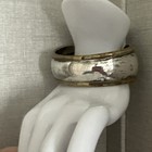 Vintage Taxco Mexico 925 Sterling Silver Brass Cuff Bracelet Mixed Metal 32g