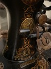 1893 Vs2 27k Singer Treading Sewing Machine With Accessories And Fiddlehead Base