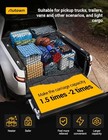 Cargo Net For Pickup Truck Bed - Stretchable 4 x4  To 7 x7   High Single Layer