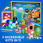 Kids Craft Activity Kit - 3 In 1 Build Paint Weave Create Set Ages 6 
