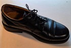 Vintage Stafford Men s Black Italian Leather Oxford Lace-up Dress Shoes  8 5 