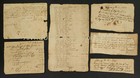 1730-1780 Antique Line Family Bergen Nj Colonial Estate Paper 11pc Lot Ephemera