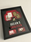 Ocean   s 13 Thirteen Screen Used Vegas Bank Casino Playing Cards Movie Prop