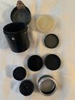 Canon Camera Lens Covers Metal Shade Filter Case Lot