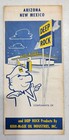 Vintage Deep Rock Arizona  new Mexico Map