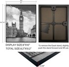 Front Loading Black Picture Frame 8x10 Set Of 5 Wall And Table Mounting