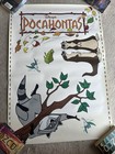 Very Rare Disney 3x Pocahontas 1995 Theater Window Vinyl Cling