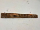 Hand-carved Wooden Lintel  Antique Temple Door Top  Floral Wall Art