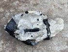 Raw Black Tourmaline Quartz Specimen  Grounding Protection 29934e