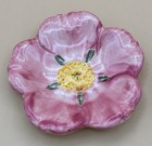 Set Of 2 Franciscan Desert Rose Individual Ashtray Tea Bag Vtg Mcm 3 5 
