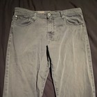Ag Adriano Goldschmied Everett Gray Stretch Straight Jeans 36x32