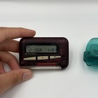 Vintage Motorola Ultra Express Pager W  Transparent Clip Holster