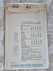 Vintage 1960s Vogue 7721 Mod Dress Pattern Size 14 Bust 36 Uncut Factory Folded 
