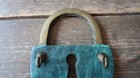 Vintage Brass Padlock Lock Key Hook 6 25 