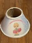 1995 Vintage Precious Moments Nursery Lamp Shade-  dreams Really Do Come True  