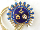 Artisan Enamel Fraternal Bolo Tie Mason Shriners York Rite Symbols