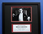 Bela Lugosi Autograph Framed Artistic Display The Dracula