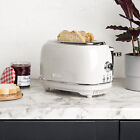 Haden 75018 Heritage 2 Slice Wide Slot Stainless Steel Bread Toaster  White