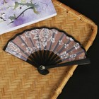 2x Dollhouse 1 6 Miniature Folding Japanese Bamboo Fan Model Doll s House Decor