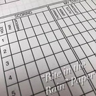 Golf Scorecard And Statistics Notebook-weatherproof Paper- 2 Pack -fits Golf    