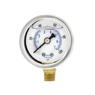 Liquid Filled Lower Mount Pressure Gauge With 1 5  Dial  0-100 Psi  1 8 male Npt