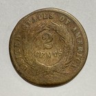 1865 Two 2 Cent Piece