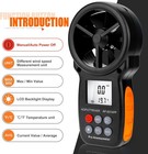 Btmeter Digital Handheld Wind Speed Meter For Wind Chill  Air Velocity Bluetooth