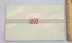 1893 Souvenir Of A Ride On The Ferris Wheel At The Chicago Worlds  Fair Booklet