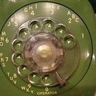 Vtg Automatic Electric Rotary Dial Telephone Jade Green Phone Untested 