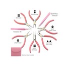 The Beadsmith Fashion Color Pliers     Set Of 8 Coordinated Tools Bubblegum