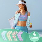 Farmers Defense Gardening Sleeves For Women 4 Pairs Sun Protection Arm