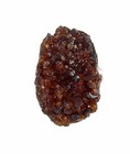 Handcrafted Druzy Quartz 925 Sterling Statement Ring Brown Orange Sz 7 75 Large