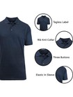 Mens Classic Extended Sizing Pique Polo Shirts  3xl-5xl   new  Free Shipping