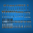 1847 Rogers Bros Is Silver Reflection 49 Piece Set Silverware Flatware For 8