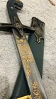 Islamic Scimitar Sword Handmade 12 Chrome Steel Blade Micarta Handle Collectible