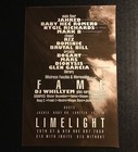 Rare Vintage 90s Club Flyer  Restoration - Special Sunday Event    Limelight Nyc