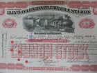 1952 Cleveland Cincinnati Chicago   St Louis Railway Company Stock Certificate