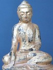 Antique Buddha Varadamudra In Burmese Wood