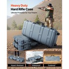 Uimoso Durable Hard Rifle Case With Waterproof Design  customizable Foam Inserts
