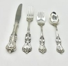 4 Piece Setting Of Sterling Silver Marlborough By Reed And Barton Flatware