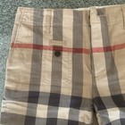Burberry London 100  Cotton Shorts Trousers Kids 10 - Nova Check Beige