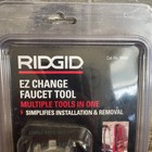 Ridgid Ez Change Faucet Tool 56988 Plumbing Installation And Removal Multi-tool