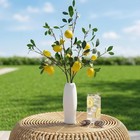 Artificial Lemon Branches Set Of 3     37  Faux Lemons With Stem For Kitchen Decor
