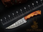 Handmade Damascus Steel Hunting Knife Fixed Blade Knife Camping Knife 