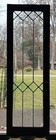Antique Leaded Wavy Glass Cabinet Case Door Window 41 5 x13 5 8 