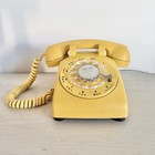 Vtg 1950s 500 Western Electric Bell System Mustard Yellow Rotary Untested