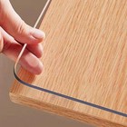 Clear Table Protector 36 X 60 Inch  1 5mm Thick Plastic Table Cover  Waterpro   