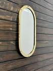 Pair Of Home Design Vintage Brass Oval Ship Porthole Hatch Marine Window Mirror