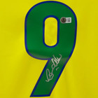 Ronaldo Nazario Signed Brazil Fc Home Soccer Jersey  9 With Beckett Coa