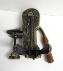 Vintage Rogar Estate Brass Counter Mount Wine Bottle Opener Corkscrew - Vguc